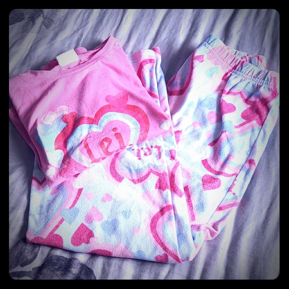 Girls' L.e.i. Heart Pajama Set